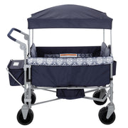 Safety 1st Summit Quad Wagon Stroller, Navy Ink, 4-Seater with All-Terrain Tires, Removable UV Protection Canopy, Adjustable Handles, CV458HCX
