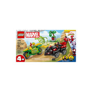 LEGO Marvel Spidey and His Amazing Friends Spin and Electro Dinosaur Vehicle Chase Building Set, 124 Pieces, Ages 4+, Multi-Color, 11198