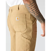 Carhartt Men's Relaxed Straight Rigby Dungaree Work Utility Pants, Rugged Flex Stretch, Dark Khaki, 35W x 30L, 102291-253