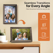 NUSICAN N-105KZ-GY Electronic Photo Frames with 10.1