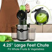 Fretta M1 Slow Masticating Juicer Machines with 4.25