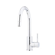 Signature Hardware Ravenel Single-Hole Pull Down Bar Faucet, Chrome, 1.75 GPM, Single Handle, Includes Escutcheon SHXCRA137CP