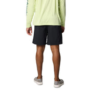 Columbia PFG Backcast IV Water Shorts, Black, Medium, 8 Inseam, Quick Dry, Omni-Shade UPF 50, Omni-Shield Technology, Adjustable Drawcord Waistband, 209473