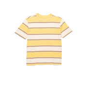 Wonder Nation Boys Stripe Tee with Short Sleeves, Daffodil Yellow, Daffodil Yellow