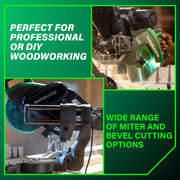 Metabo HPT 12-Inch Dual Bevel Sliding Miter Saw, 15 Amp, 4000 RPM, Xact Cut Shadow Line, C12RSH3