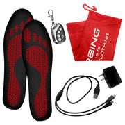 Gerbing GER-INS-3V-S-M Rechargeable Heated Insoles with Remote Control - Battery Powered Boot Shoe Insole Foot Warmers for Winter Hunting Fishing Camping Hiking - Works 8 Hours on Single Charge, Heats up to 140F S/M