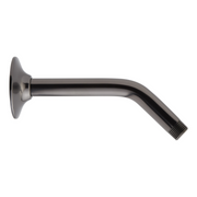 Signature Hardware 489727  Wall Mounted Shower Arm with Flared Flange Gunmetal Bath and Shower Accessories Shower Components Shower Arms