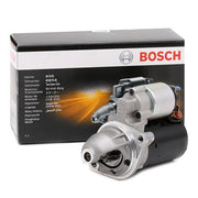 Bosch Automotive SR0492N Starter Motor, 12V, Aluminum Machined Finish, Compatible with Select BMW Models 2006-2012