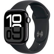 Apple Watch Gen 10 Series 10 42mm Jet Black Aluminum - Black Sport Band MWWE3LW/A