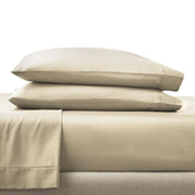 Better Homes & Gardens 4-Piece 300 Thread Count Almond Biscuit Cotton Sateen Bed Sheet Set King Wrinkle Resistant Moisture Wicking BH8428037908-64