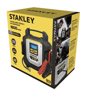 Stanley 1600 Peak Amp Lithium Car Jump Starter with 120 PSI Air Compressor, USB Power Bank, Yellow