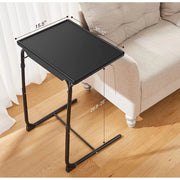 Pipishell HNTT29822 2 Pack Portable Foldable 6 Height & 3 Tilt Angles Adjustable TV Tray Table Set