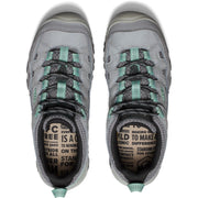 KEEN Targhee IV Vent Durable Breathable Hiking Shoes for Women, Alloy/Granite Green, 9.5M, 1029000