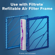 Filtrete Refillable Air Filter 20x25x4, MPR 1550, MERV 12, Electrostatic Polypropylene, 2 Pack, RF2003-4-2P-EC