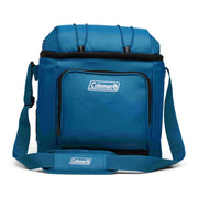 Coleman Chiller 9-Can Soft Cooler Bag, Leakproof, Eco-Friendly Recycled Polyester, Adjustable Padded Sling Strap, Deep Ocean, 2158134