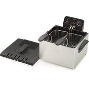 Presto 05466 Stainless Steel Dual Basket Pro Fry Immersion Element Deep Fryer