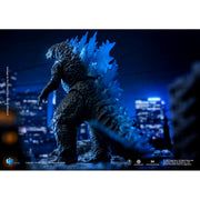 Hiya Toys Heat Ray Godzilla Translucent Action Figure, 7 Inch, Articulated Tail, Interchangeable Neck and Head Parts, Blue Paint Detailing, AUG238466