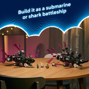 LEGO DREAMZzz Nightmare Shark Submarine 2-in-1 Building Set, 1413 Pieces, Includes 5 Minifigures, Ages 9+