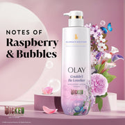 Olay Wicked Holiday Gift Pack, Hydrating Serum Body Wash Duo, Glinda Raspberry & Elphaba Cashmere Woods, 20 oz Each