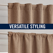 Sun Zero Vance Curtain Panel Pair, 100% Blackout, Magnetic Closure, Dusty Terracotta, 37 in x 84 in, 65804