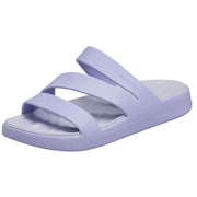 Crocs Getaway Strappy Platform Heeled Sandals for Women, Mystic Purple, Size 7, 1.3 Inch Heel, 209587
