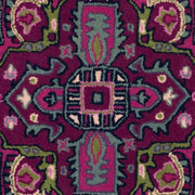 Safavieh Bellagio Collection BLG541B Grey and Pink Square Area Rug, 5' Square