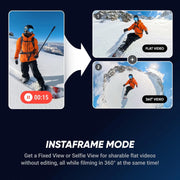 Insta360 X5 Action Camera: 8K Video, 72MP Photo, 1TB Storage, Waterproof