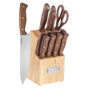 Cuisinart Advantage 14-Piece Triple Rivet Walnut Block Set