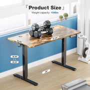 Edx WMYO-JHED121 63 x 24 Inches Ergonomic Stand up Desk, Oak