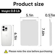 Funtouch Portable LED Lighted Makeup Mirror, Foldable Travel Vanity Mirror, 72 LED Lights with 3 Color Modes, Dimmable Touch Control, Rechargeable Battery, White, 296W