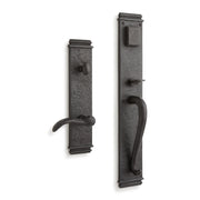 Signature Hardware EHENGTB.15.300.10.R-DB-NB New England Entrance Door Set-Lever Handle - No Backset - Right Hand - Dark Patina