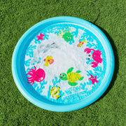 WOW Sports 10' Under the Sea Inflatable Splash Pad with Sprinkler - Durable & Extra-Thick Construction