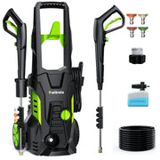 HOMSHADE 1800W Electric Pressure Washer, 5000 PSI, 3.0 GPM, Portable with 4 Nozzles, Foam Pot, 25ft Cord, 23ft Hose, PW80