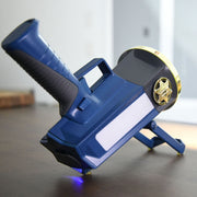 As Seen On TV Star Patrol Flashlight, Tactical, 9,000 Lumens, 10 Modes, Built-In Kickstand, Phone Charger, Water-Resistant