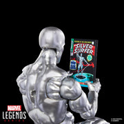 Hasbro Marvel Legends Silver Surfer 6-Inch Collectible Action Figure with Comic-Inspired Design, 20+ Articulation Points, Multiple Hands, Comic Book Accessory, G0815
