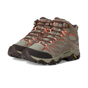 Merrell Women's Moab 3 Mid Waterproof Hiking Boots, Pig Suede Leather, Breathable Mesh, Vibram TC5+ Outsole, Size 7, J035848Z