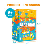 Gutter Games Beat That Game and Household Objects Expansion Combo Pack, Family Party Game, Multicolor, Portable