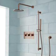 Signature Hardware SH441081ORB Tosca Thermostatic Shower System w/Rainfall/Hand Shower, Oil Rubbed Bronze