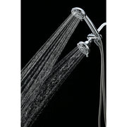 Mainstays L58302-057B 3-Setting Luxury Shower Combo, with 19 Possible Flow Combinations, Chrome