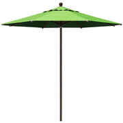 EliteShade 11ft Market Patio Umbrella, Fade-Resistant Acrylic Canopy, Solar-Powered LED Lights, Alloy Steel Frame, Crank Open with Tilt, Tan