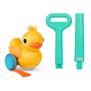 Battat Wacky Waddle Duck Push Toy with Sounds, Kid-Powered Toddler Walker, Yellow, 12 Months and Up, BT1866Z