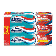 Aquafresh Cavity Protection Fluoride Toothpaste, Cool Mint, 5.6 Oz, 3 Pack