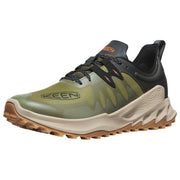 Keen 1028183 Zionic Speed Hiking Shoes for Men - Dark Olive/Scarlet Ibis - 11M