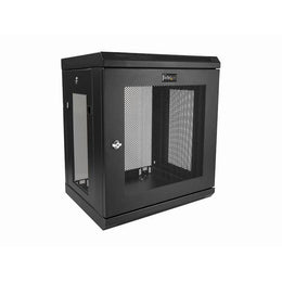StarTech 9U Wall Mount Server Rack Cabinet, 2-Post, 15in Deep, 198lb Capacity, Black, RK9WALM