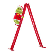 Mr Christmas Grinch 17 Inch Animated Tabletop Climber with LED Lights and Christmas Carols, Green and Red