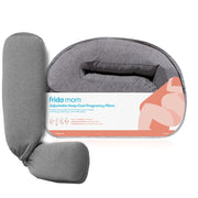 Frida Mom Adjustable Keep-Cool Pregnancy Body Pillow, Cooling Micro-Bead Filling, Dual-Fabric Comfort, Gray