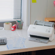 Brother ADS-4300N Professional Desktop Scanner, Fast Duplex 40 ppm, 80-Page Auto Document Feeder, Ethernet, White