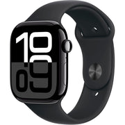 Apple Watch Gen 10 Series 10 Cell 46mm Jet Black Aluminum - Black Sport Band MWY43LW/A