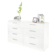 FCH Ktaxon Bedroom Wooden Dresser with 8 Drawers