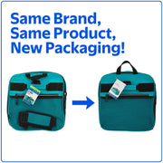 Protege PG98-170-028-04 28-inch Large Collapsible Rolling Duffel for Travel, Teal